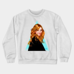 Cameron Diaz - An illustration by Paul Cemmick Crewneck Sweatshirt